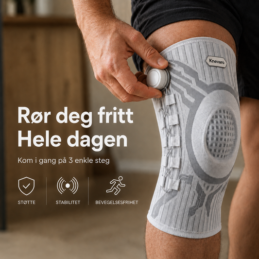 Knevaro – Avlast kneet. Beveg deg friere